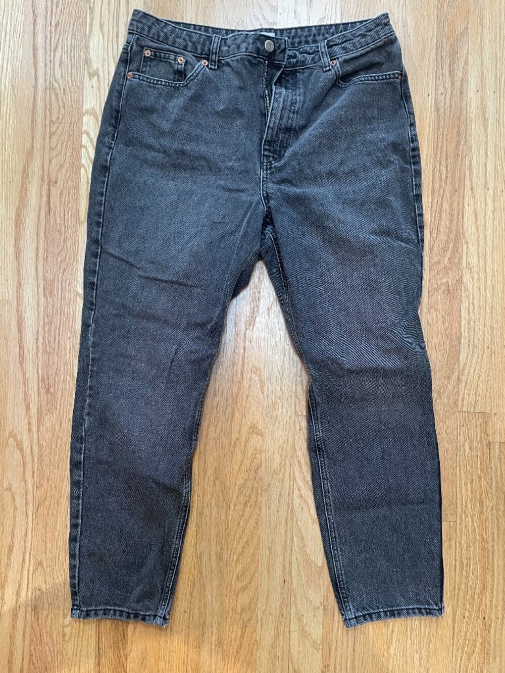 Topshop Mom W31/L30 Black Jeans